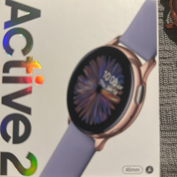 Samsung Active 2 watch Rose Gold 40 mm -works great comes with the add ons. - Picture 2 of 7